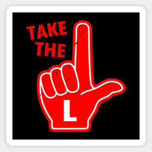 Funny Take The L Gamer Meme Sticker